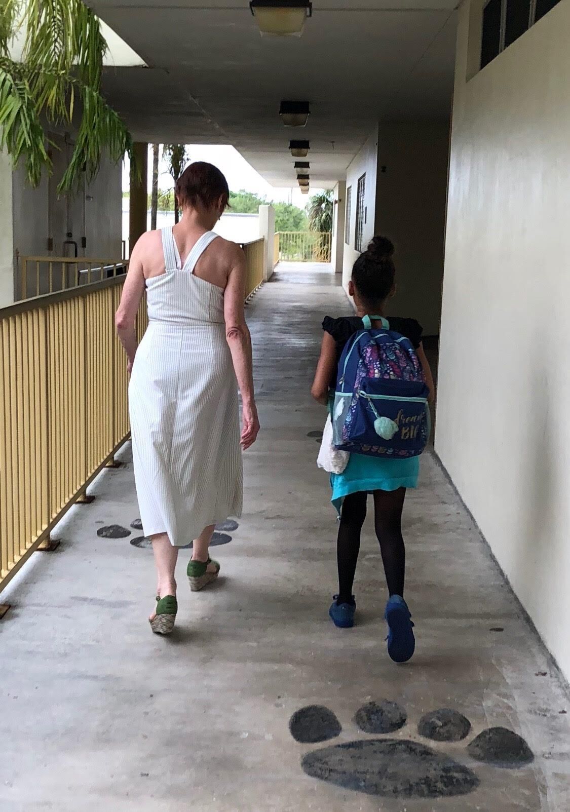 Ruth with student